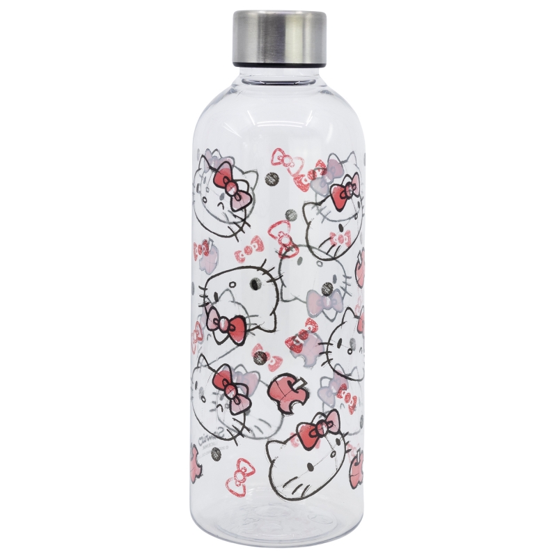 Botella De Plástico Con Tapa De Aluminio - Hello Kitty