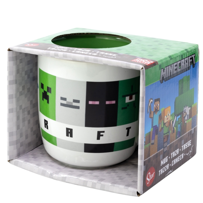 Taza Cerámica Decorada - Minecraft