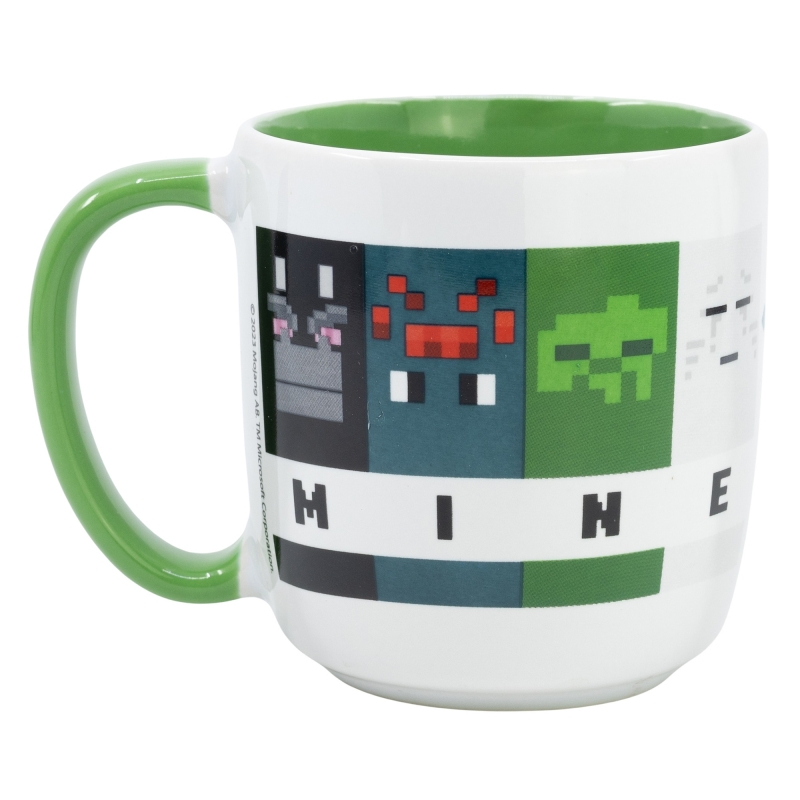 Taza Cerámica Decorada - Minecraft