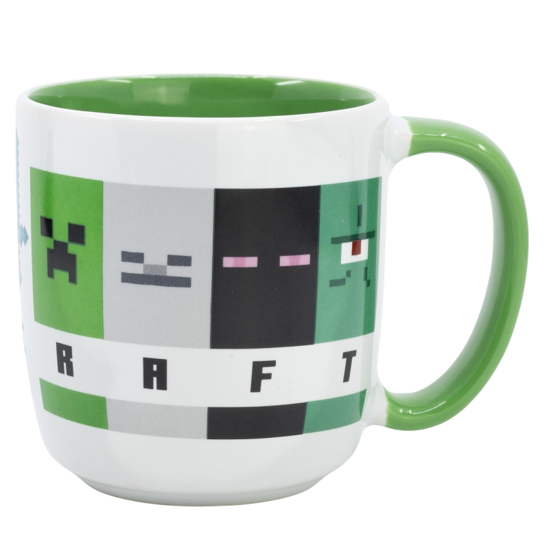 Taza Cerámica Decorada - Minecraft