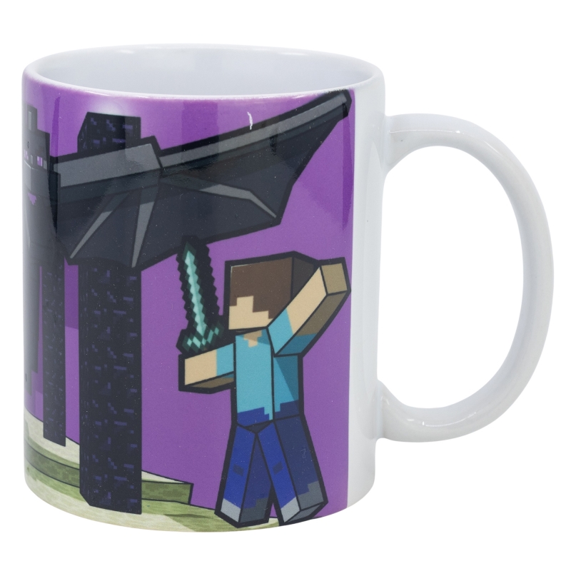 Taza Cerámica Decorada En Caja Regalo - Minecraft