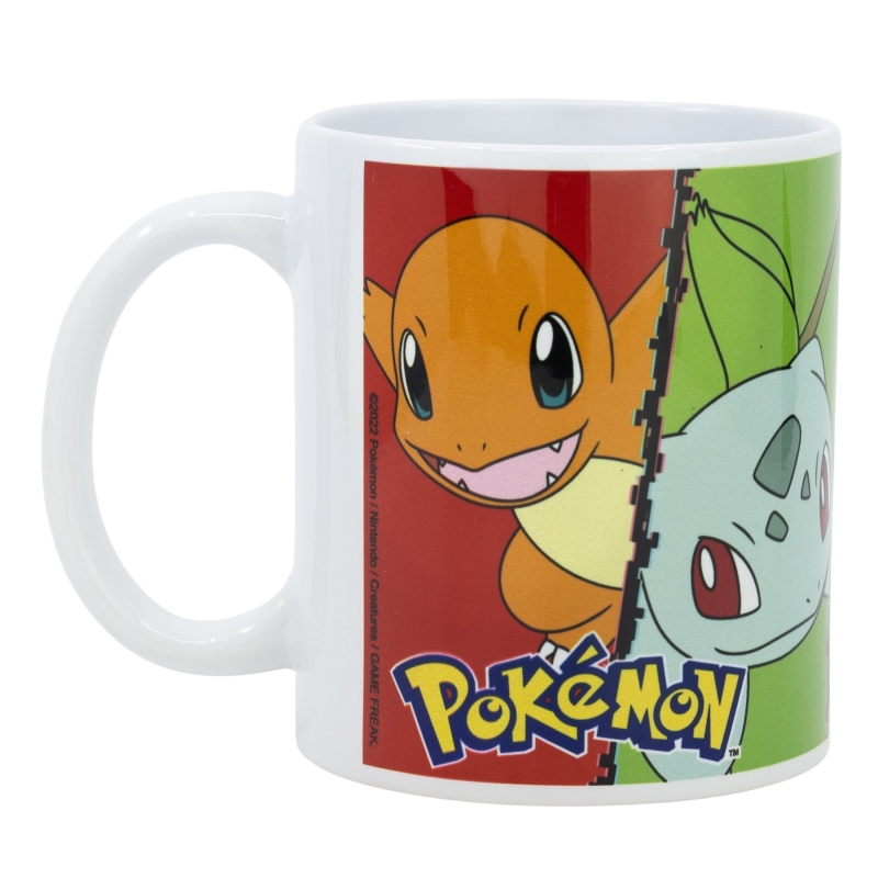 Taza Cerámica Decorada En Caja Regalo - Pokemon