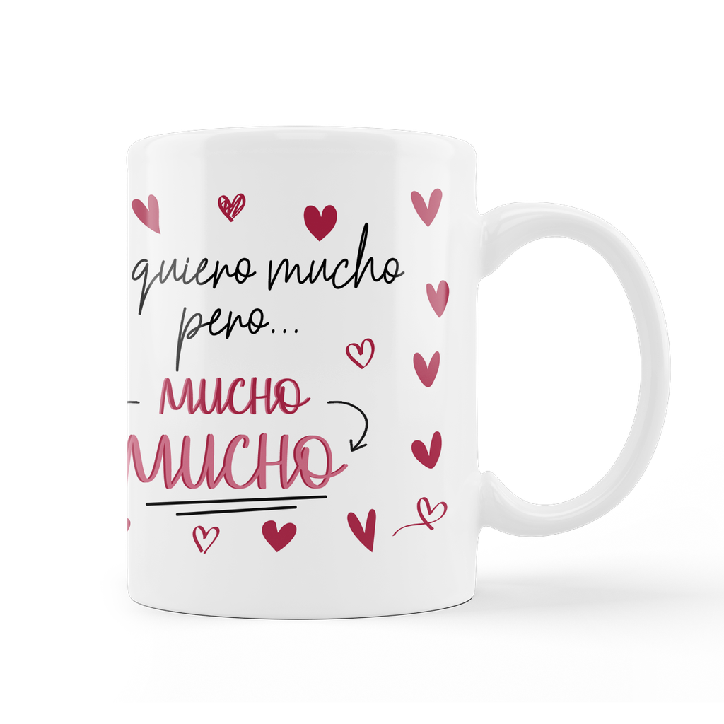 Pack Taza Calcetín Amor "Te quiero mucho pero…"