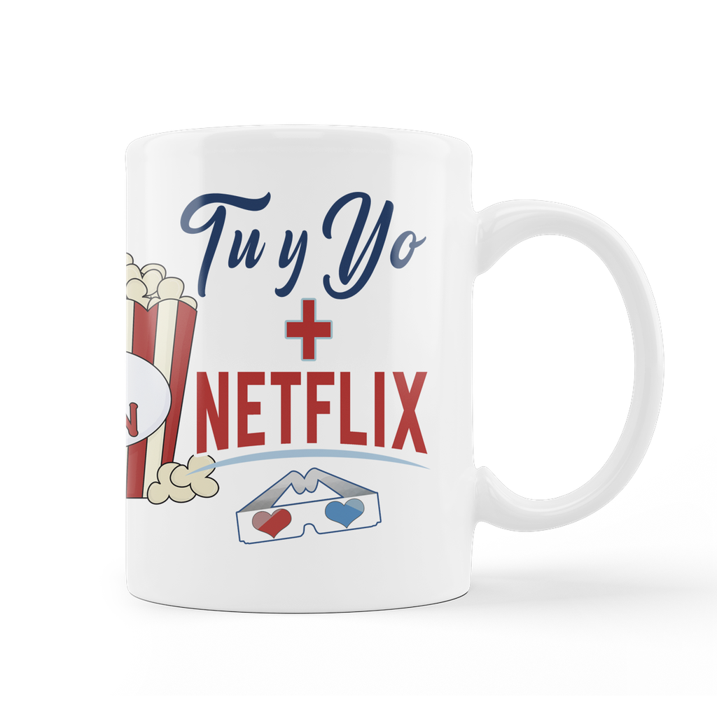 Pack Taza Calcetín "Tu Y Yo + Netflix"