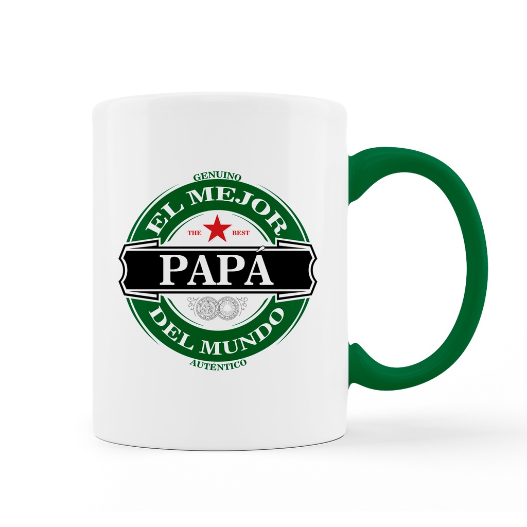 Pack Taza Calcetín Mejor Papá Verde