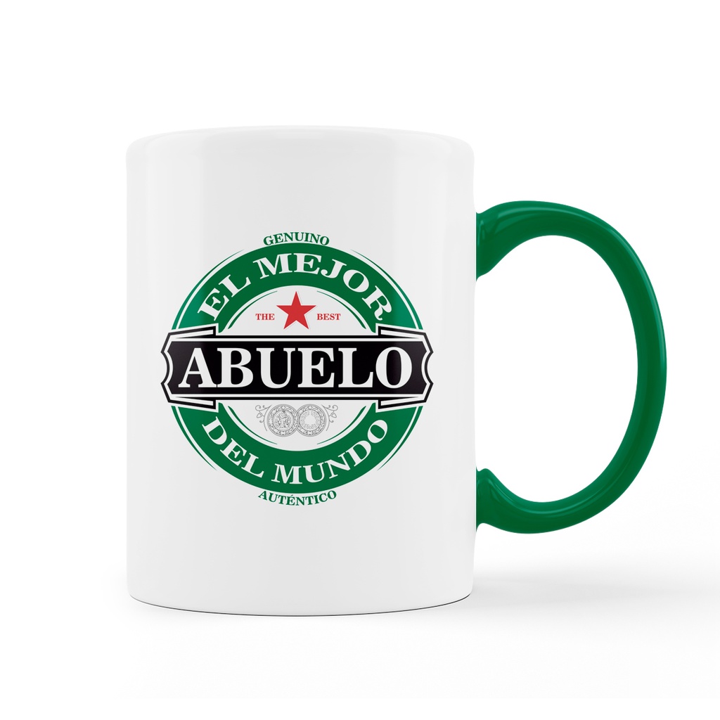 Pack Taza Calcetín Mejor Abuelo Verde