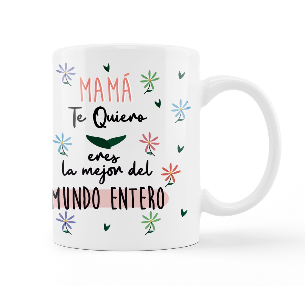 Pack Taza Calcetín "MAMÁ. Eres la mejor del mundo entero"