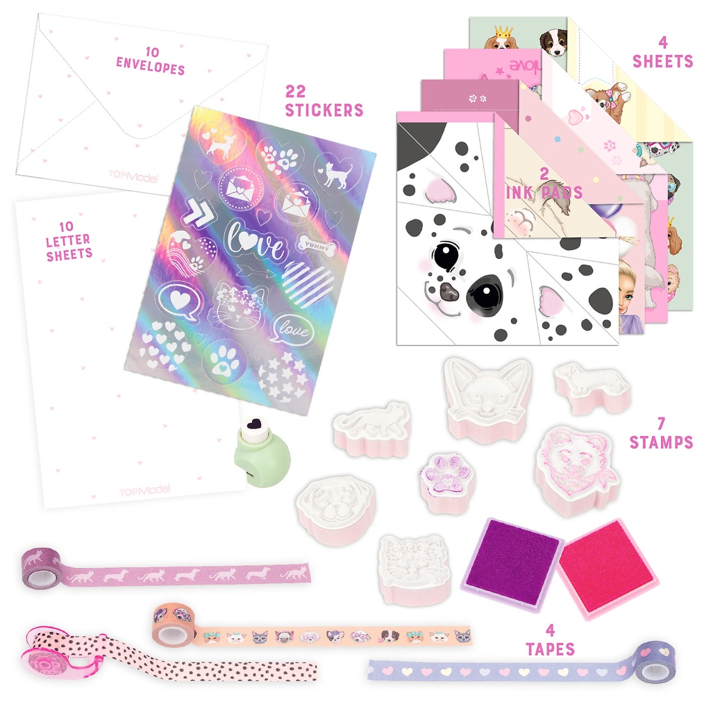 Set de cartas Love KITTY and DOGGY - TOPModel