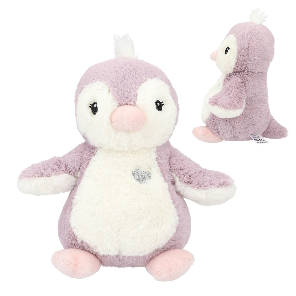 Peluche bebé pingüino lila 18 cm PENGUIN - Princess Mimi