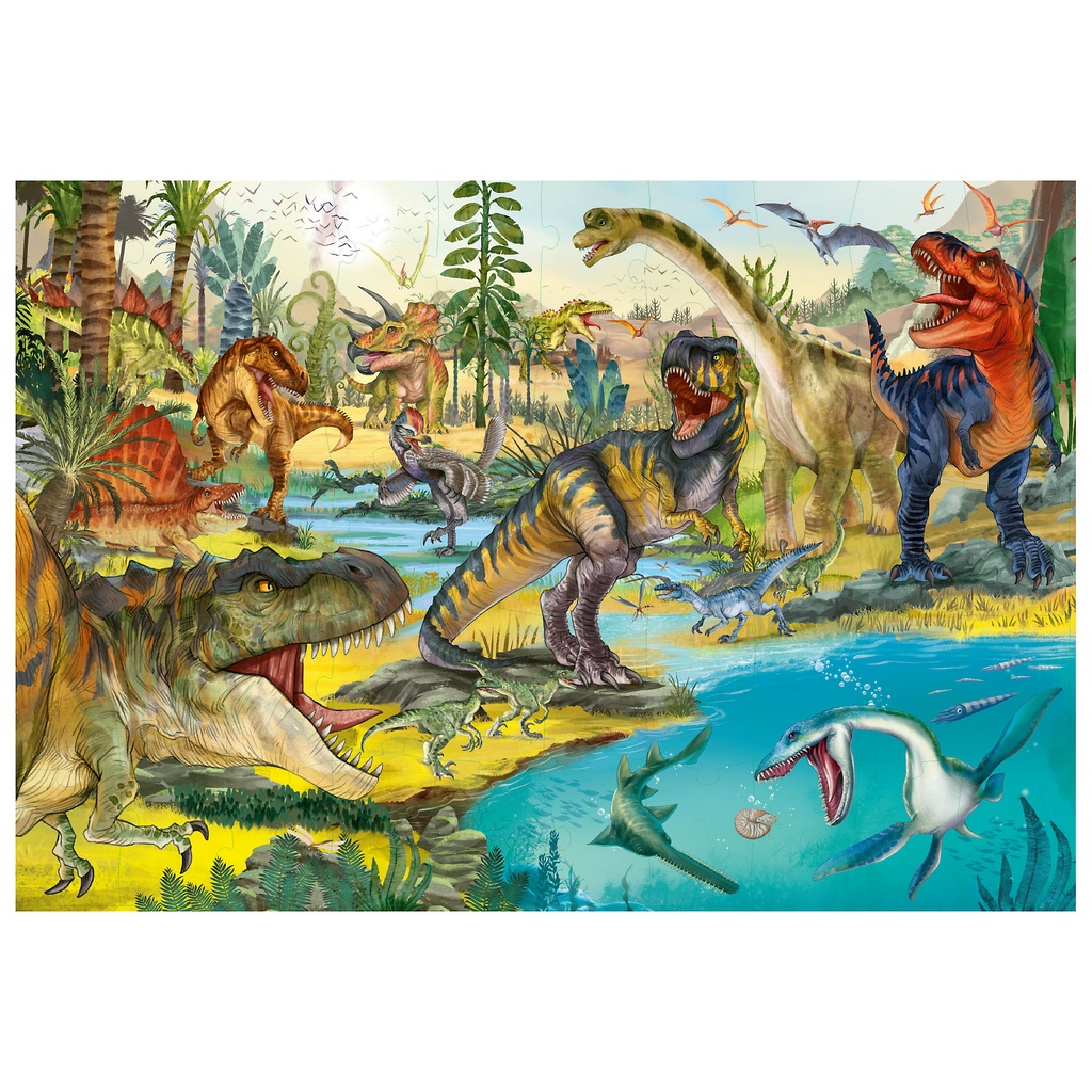 Puzzle 50 piezas - DinoWorld