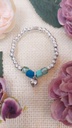 Pulsera Corazón Azul - Ciclón