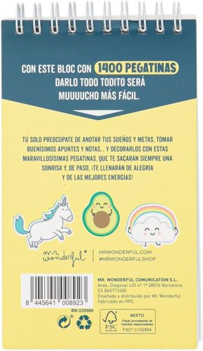 Estuche triple unicornio You Can Do Anything - MrWonderful (copia)