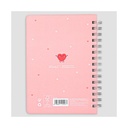 Libreta A5 con Squishy corazón - MrWonderful