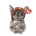 Ty Beanie Baby Bellies - NORDIC the Christmas French Bulldog (6 Inch) Stuffed Plush Toy