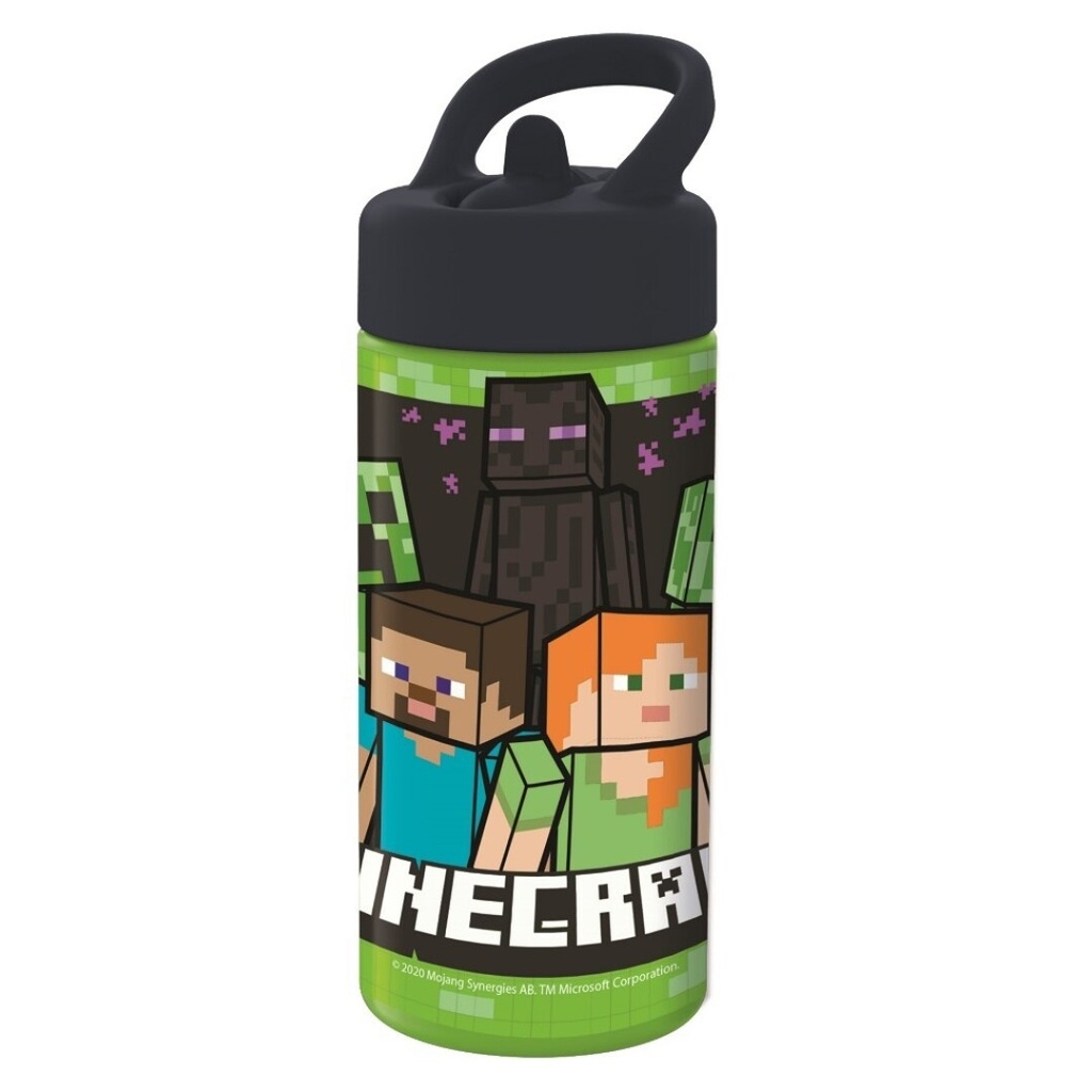 Botella Playground 410ml - Minecraft