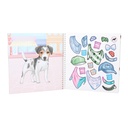 Cuaderno con pegatinas Dress Me Doggy - TOPModel