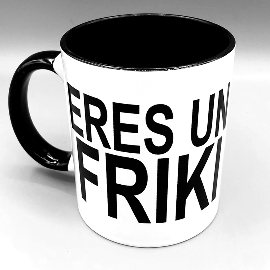 Taza Negra "Eres Un Friki" - L'Informal