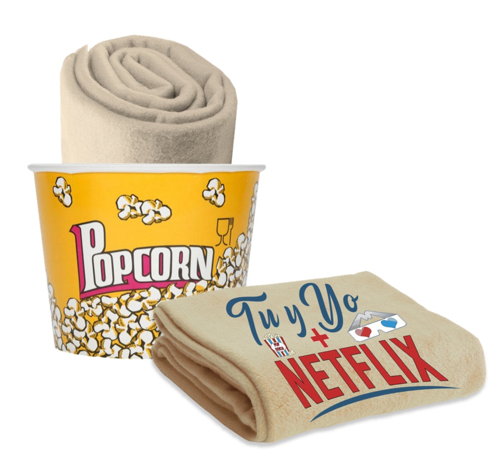 Pack Manta Y Palomitas "Tu Y Yo + Netflix"