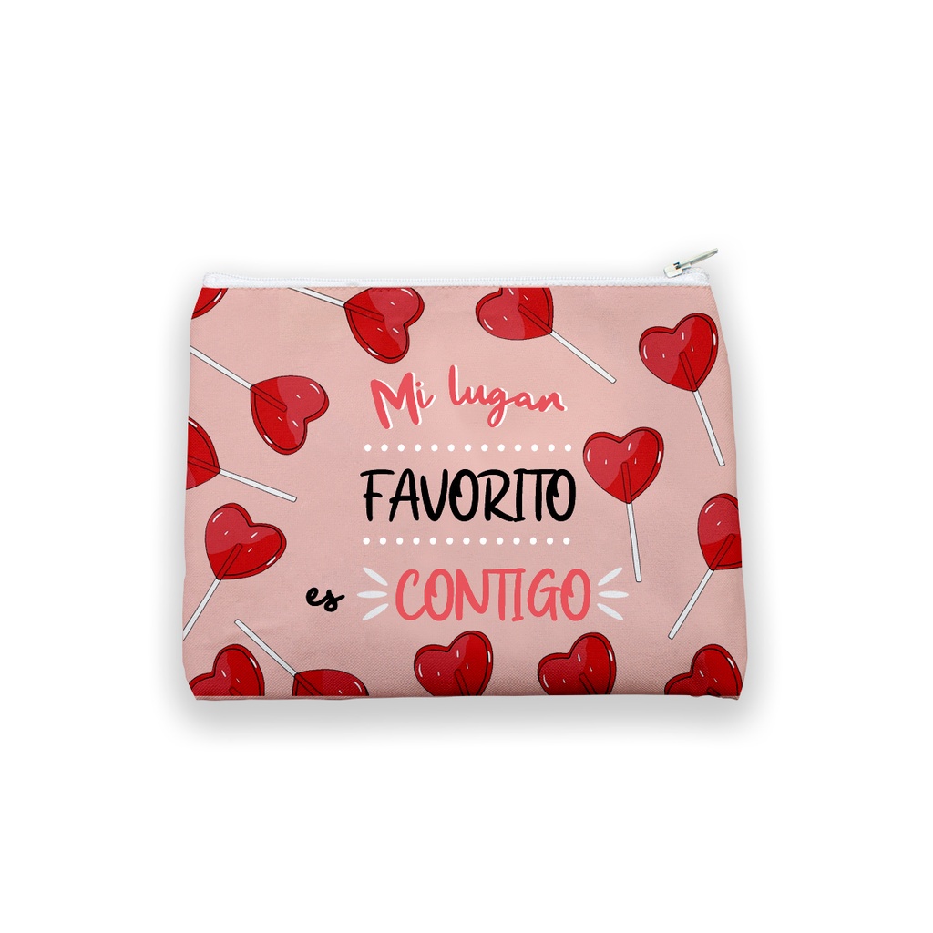 Monedero Amor "Mi Lugar Favorito Es Contigo" 12x9 cm - L'Informal