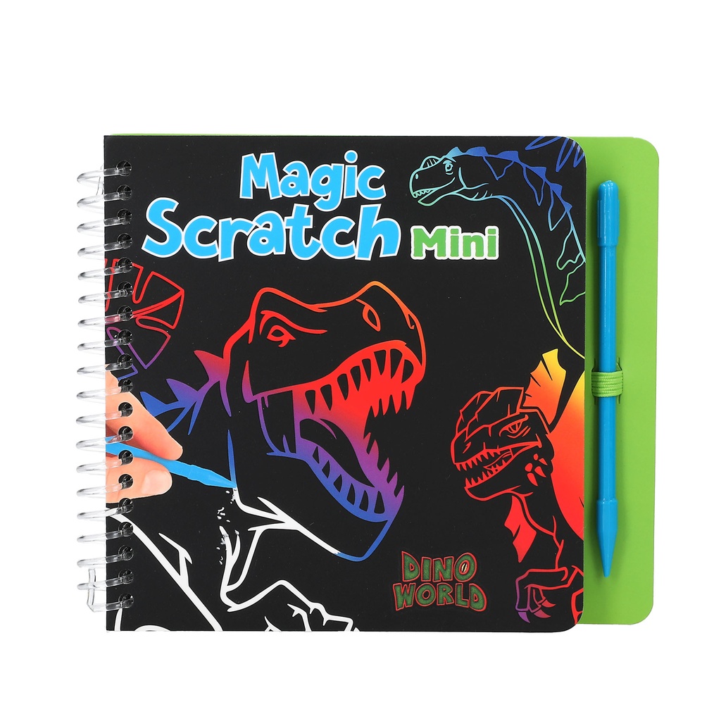 Mini Magic-Scratch Book - DinoWorld