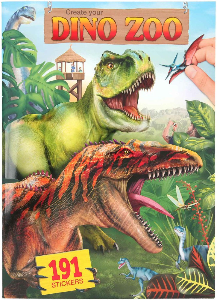 Libro Con 191 Pegatinas - DinoWorld