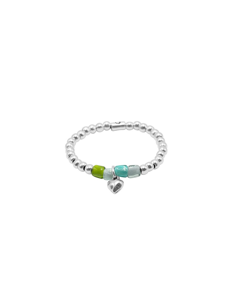 Pulsera Corazón Turquesa - Ciclón