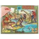 Puzzle 50 piezas - DinoWorld