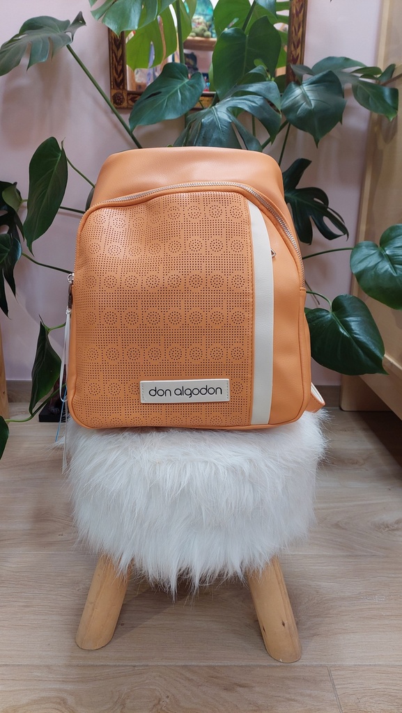 Mochila Polipiel Naranja - Don Algodón