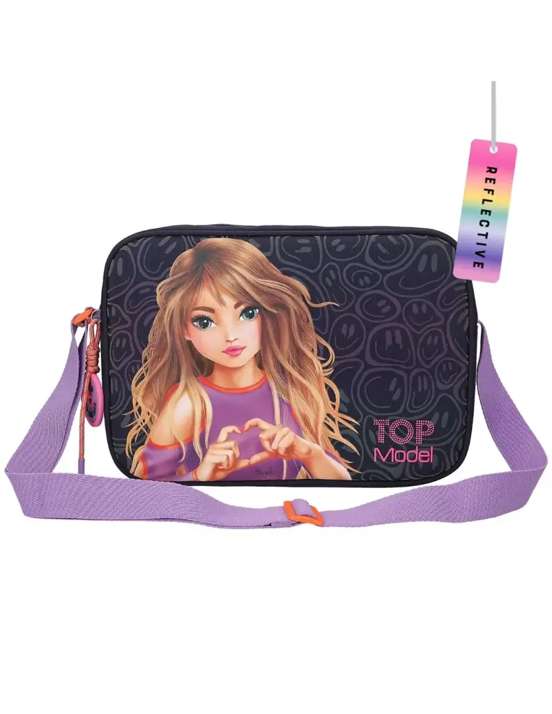 Mochila Bandolera Night Light Azul - TOPModel 