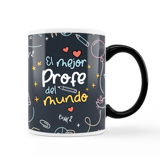 [TN71] Taza Negra Profesores "El mejor profe del mundo"