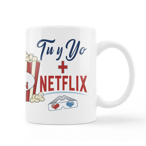 [T09] Taza "Tú y yo + NETFLIX"