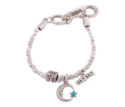 [AG1437] Pulsera Luna Mama Turquesa - Pikadura