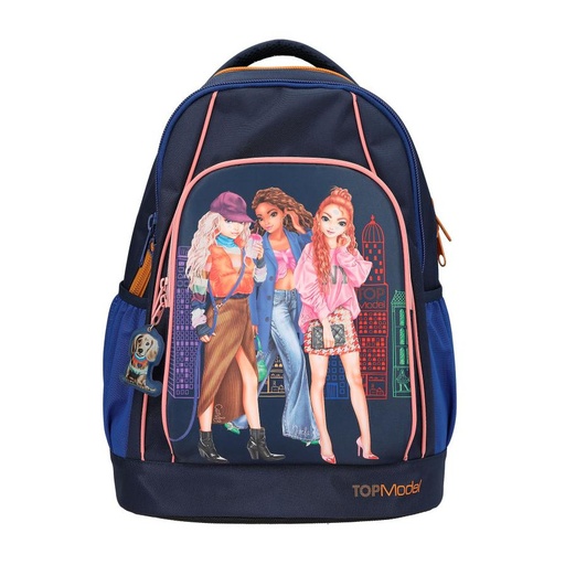 [12565_A] Mochila Escolar City Girls Azul Oscuro - TOPModel