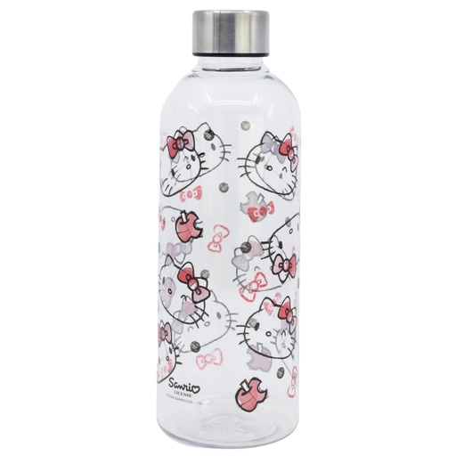 [ST_75351] Botella De Plástico Con Tapa De Aluminio - Hello Kitty