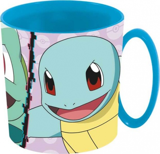 [ST_08004] Taza De Plástico Para Microhondas - Pokemon